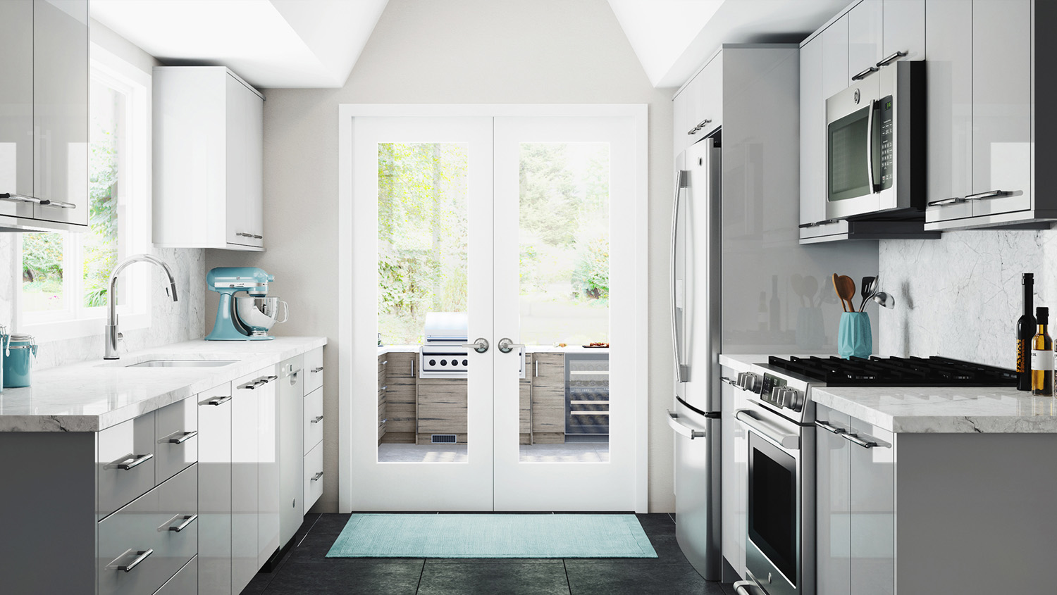High-gloss cabinet
 